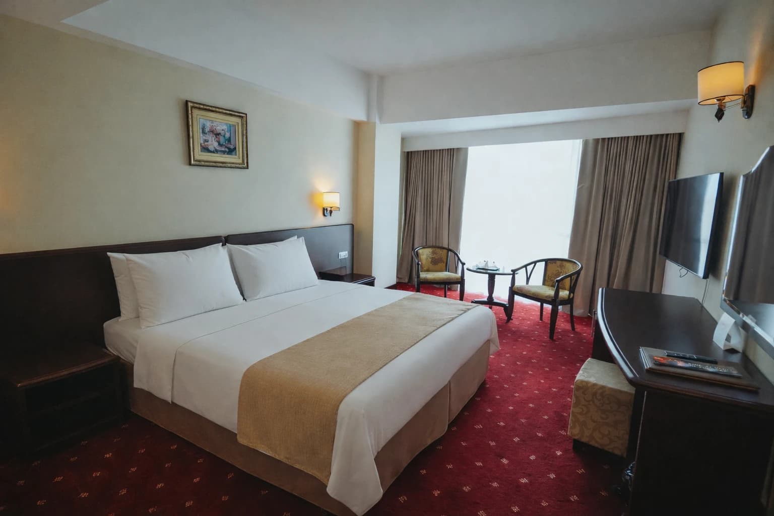 Doppelzimmer mit Doppelbett